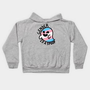 Gender is a Spoop (Trans Ghost) Kids Hoodie